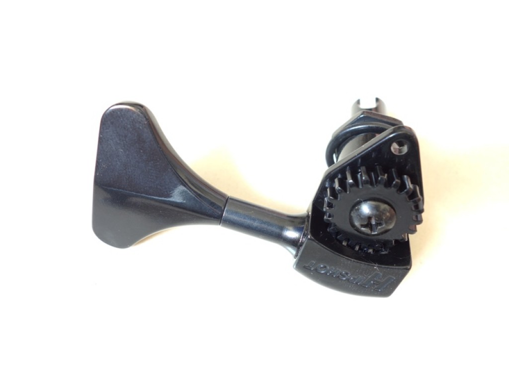 Hipshot Lic Ultralite HB6Y3/8 Bass Tuners Black Upper Side